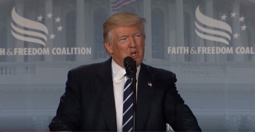 Trump Pledges To Defend Religious Freedom From Attacks At Anti-LGBTQ Conference